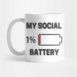 My Social Battery Mug